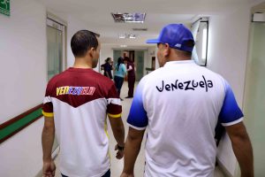 Adjunto al viceministro de Deporte de Rendimiento, Henyelberth Herrera y el presidente de la Fundación Carabobeña para el Desarrollo del Deporte (Fundadeporte), Eduardo Bozo-1