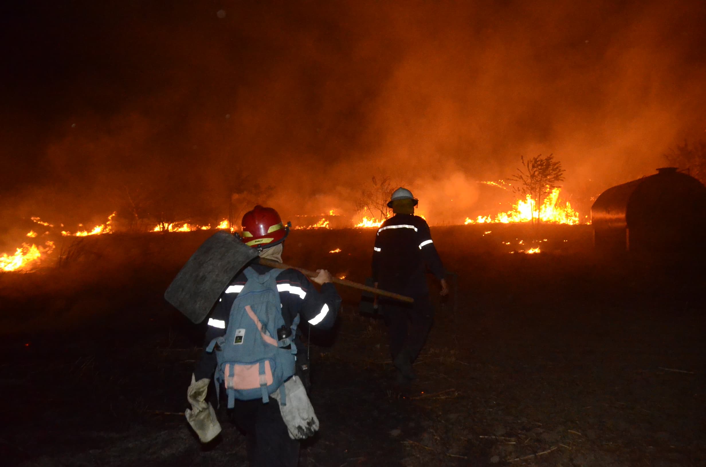 Comisión mixta del Sistema Integrado atendió incendio en cerro El Café1 (2)