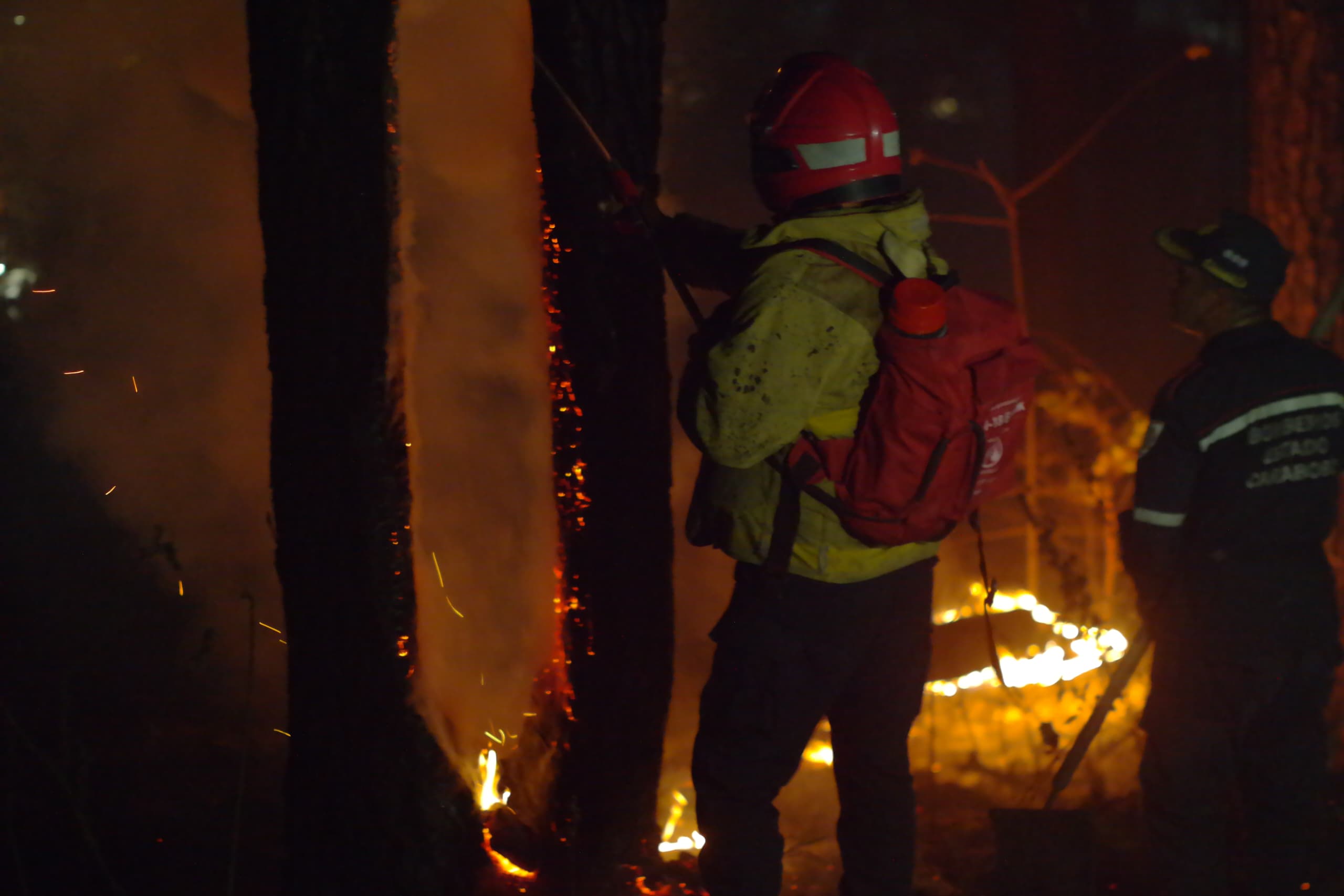 Comisión mixta del Sistema Integrado atendió incendio en cerro El Café1 (3)