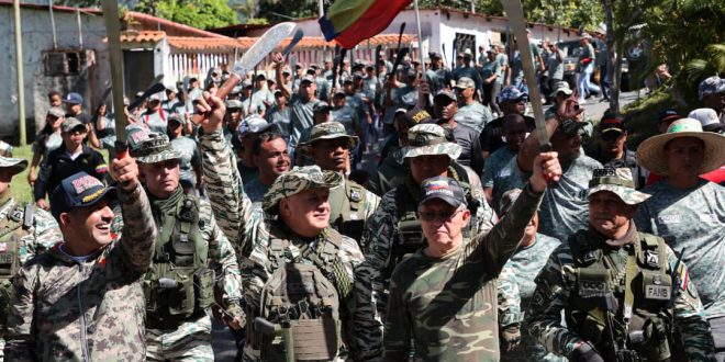 Vicepresidente Diosdado Cabello lidera acto de juramentación de la Milicia Campesina en La Guaira (3)