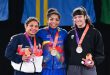 Nathaly Griman, oro en lucha